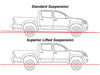 Superior Engineering Remote Reservoir 2.0 3 Inch (75mm) Lift Kit — Nissan Navara NP300 2021 on