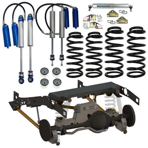 Superior Engineering Superior Weld In Coil Conversion VSB14 Approved 2 Inch (50mm) Lift Kit w/2.5 Remote Reservoir...