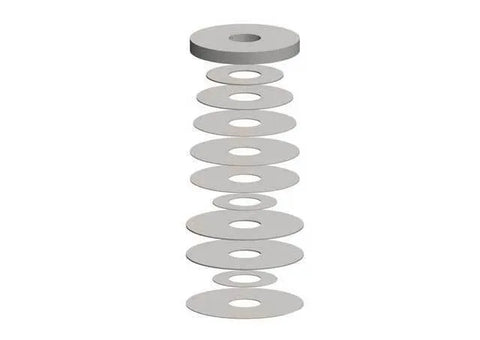 Superior Engineering Shock Absorber Shim Stack (130-165 Compression Pack) (Pack)
