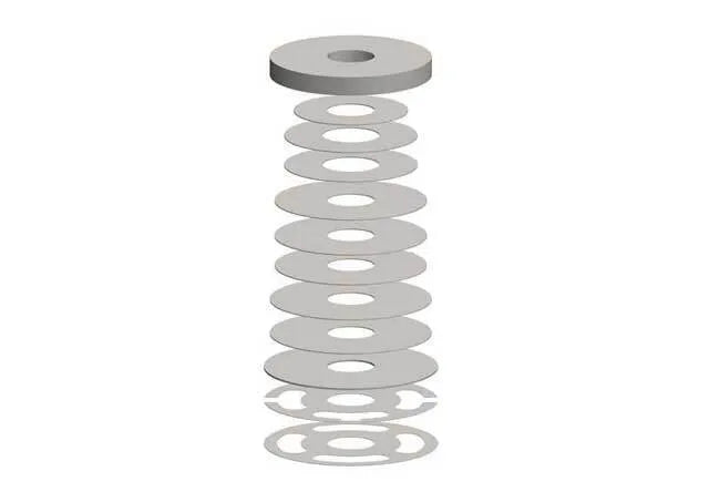 Superior Engineering Shock Absorber Shim Stack(380 Rebound Pack) (Pack)
