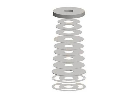 Superior Engineering Shock Absorber Shim Stack(380 Rebound Pack) (Pack)