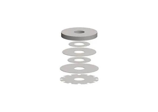 Superior Engineering Shock Absorber Shim Stack (75-125 Compression Pack) (Pack)