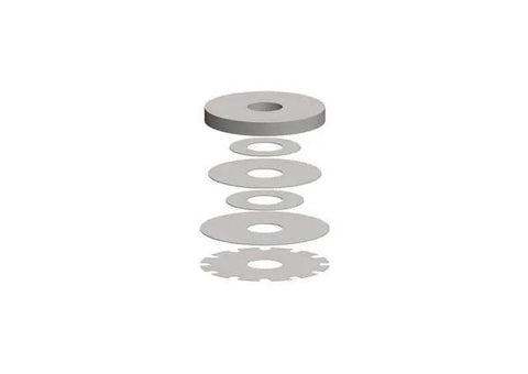 Superior Engineering Shock Absorber Shim Stack (75-125 Compression Pack) (Pack)
