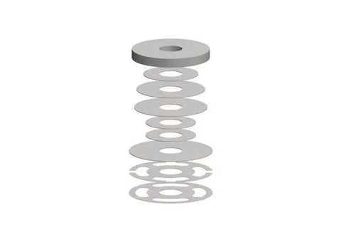 Superior Engineering Shock Absorber Shim Stack (90-130 Compression Pack) (Pack)