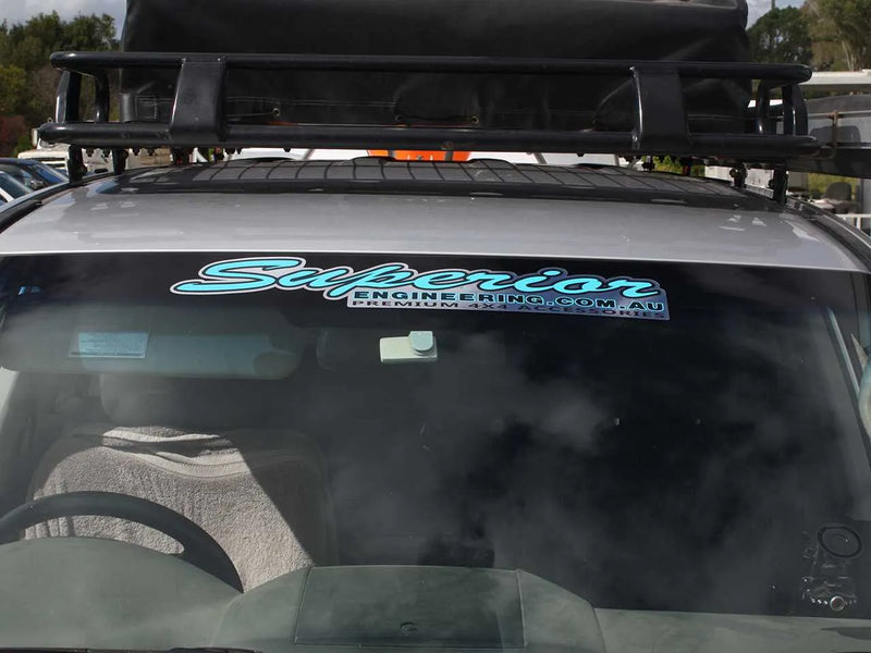 Superior Engineering Large Sticker Blue Mylar (Type 2 Design)