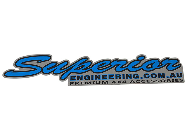 Superior Engineering Large Blue Sticker Each