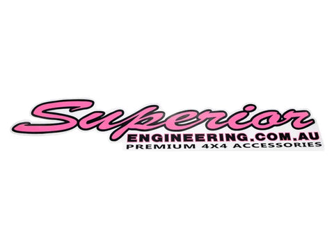 Superior Engineering Large Pink Sticker Each