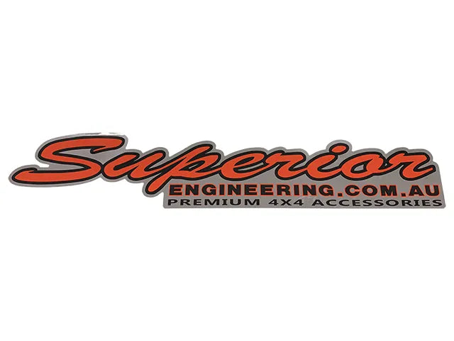 Superior Engineering Large Red Sticker Each