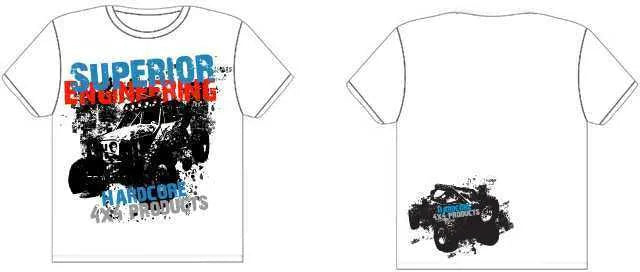 Superior Engineering T-Shirt Style 4 Mens XXX Large Each