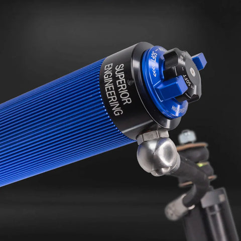 Superior Engineering 3 Way Adjustable 2.5 Monotube Remote Reservoir Black Series Shocks Rear