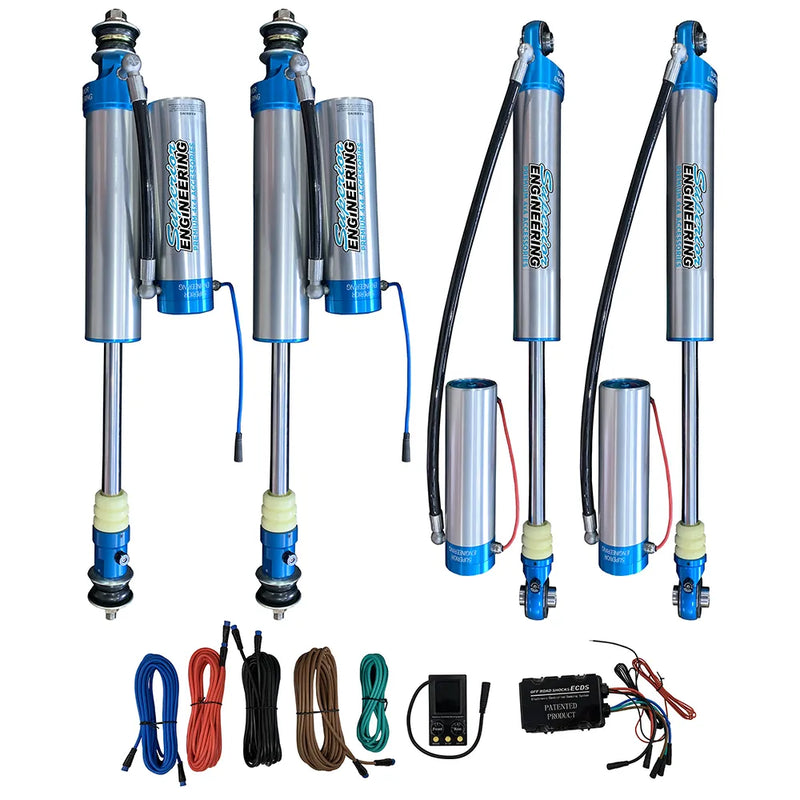 Superior Engineering Superior Electric (ECDS) In Cab Adjustable 2.5 Monotube Remote Reservoir Shock Kit 2 Inch (50m...