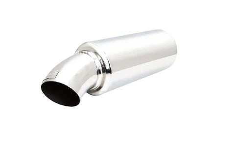 XForce Universal 7in Cannon Muffler - 3in Inlet/Dump-Pipe Style Tip