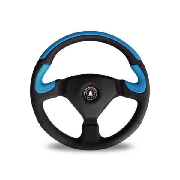 Autotecnica Racer Pro Leather Steering Wheel - Blue