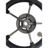 13-1/2'' Inch 5-Spoke Destroyer Style Boat Steering Wheel With Knob & Center Cap — image 5