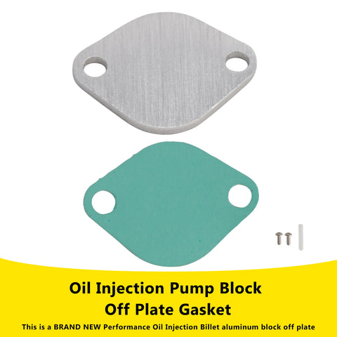 Powersports Pro Oil Injection Pump Block Off Plate Gasket For Suzuki LT50 LTA50 JR50 All Years