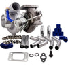 Turbo Kit Including GT2871 T25 Turbocharger & 18 inch 6061 aluminum Piping Pipe