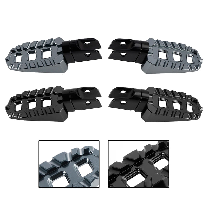 Powersports Pro Front Footrests Foot Pegs BMW R1300GS F900GS F800GS S1000XR 2023-2024