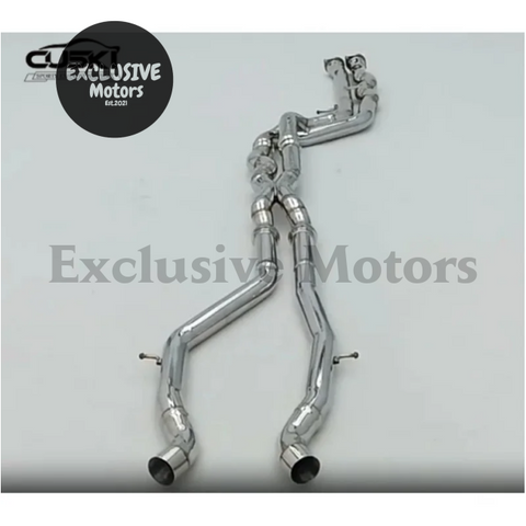 BMW M3 / M4 F80 F82 F83 S55 3.0T quality Stainless Steel car Exhaust system High Performance Exhaust Pipes branch downpipe