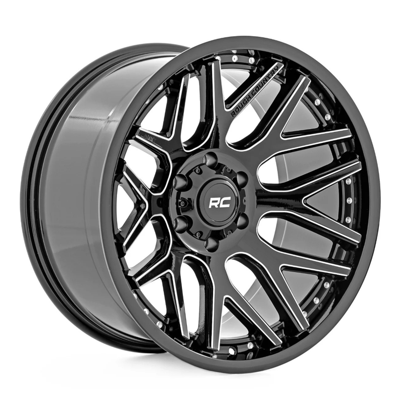 95 Series Gloss Black Milled Accents