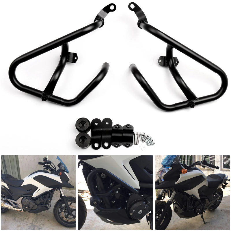 Powersports Pro Engine Guard Crash Bar Protection For Honda NC750X NC750S NC700X NC700S 12-2016