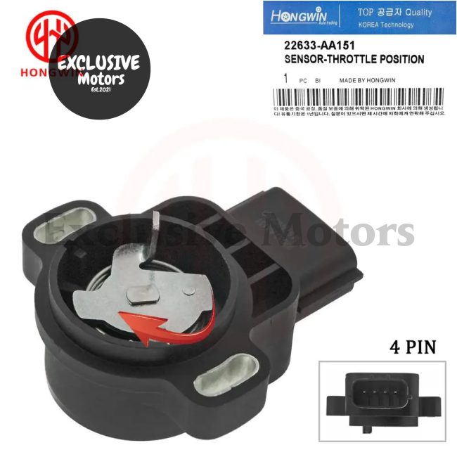 Subaru Baja, Forester, Impreza, Outback Throttle Position Sensor (2003-2008)