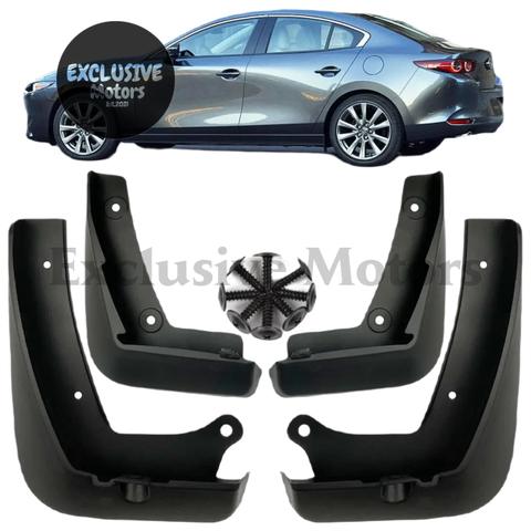 Mazda 3 (Mazda3 BP) 4-Door Sedan Mud Flaps (2019-2023)