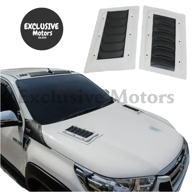 Toyota Hilux Revo Rocco & Fortuner Side Bonnet Scoop Hood (2016-2022)