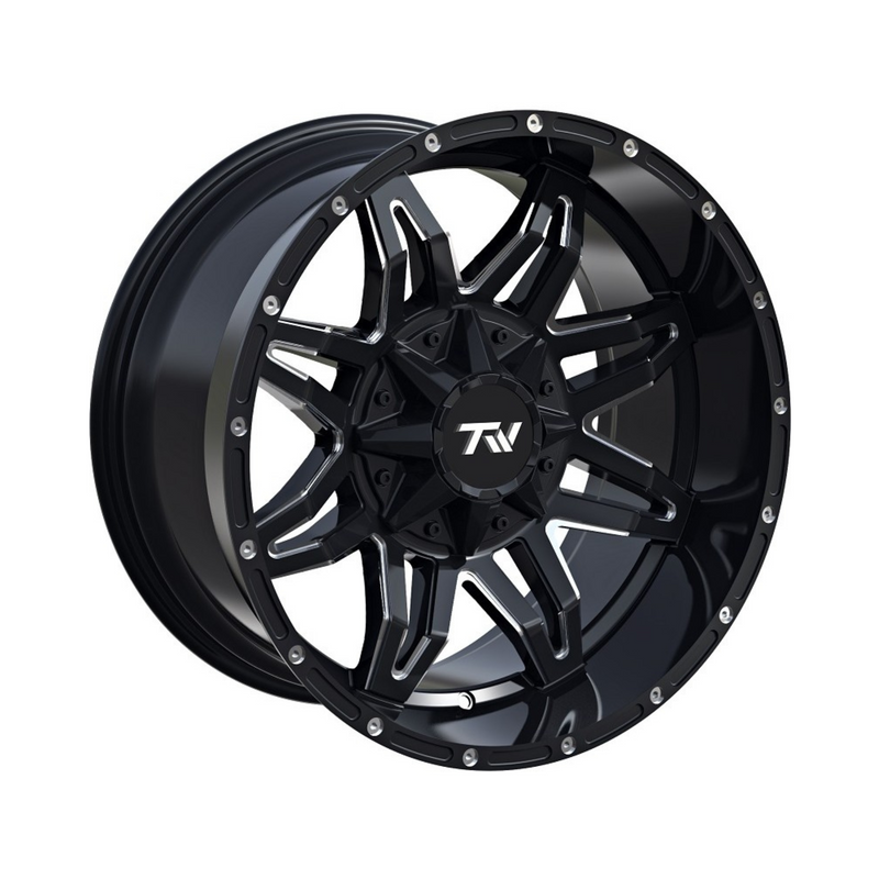 TW Spider Gloss Black with Milled Accents
