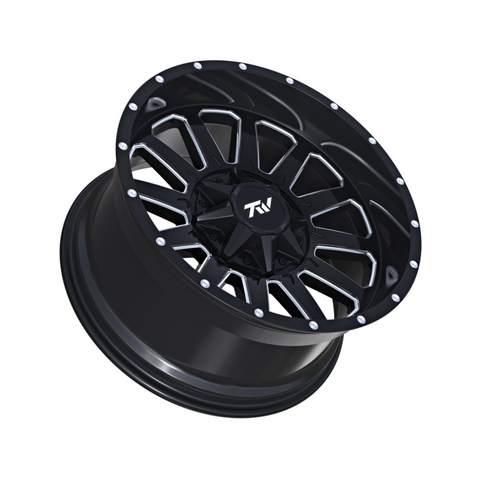 TW Triangle Gloss Black with Milled Accents