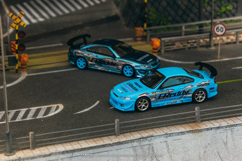 Tarmac Works 1/64 VERTEX Nissan Silvia S15 GReddy - Mijo Special Edition