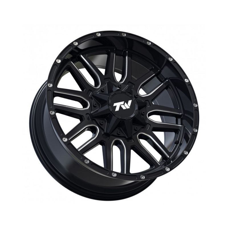 TW Cross Gloss Black with Milled Accents