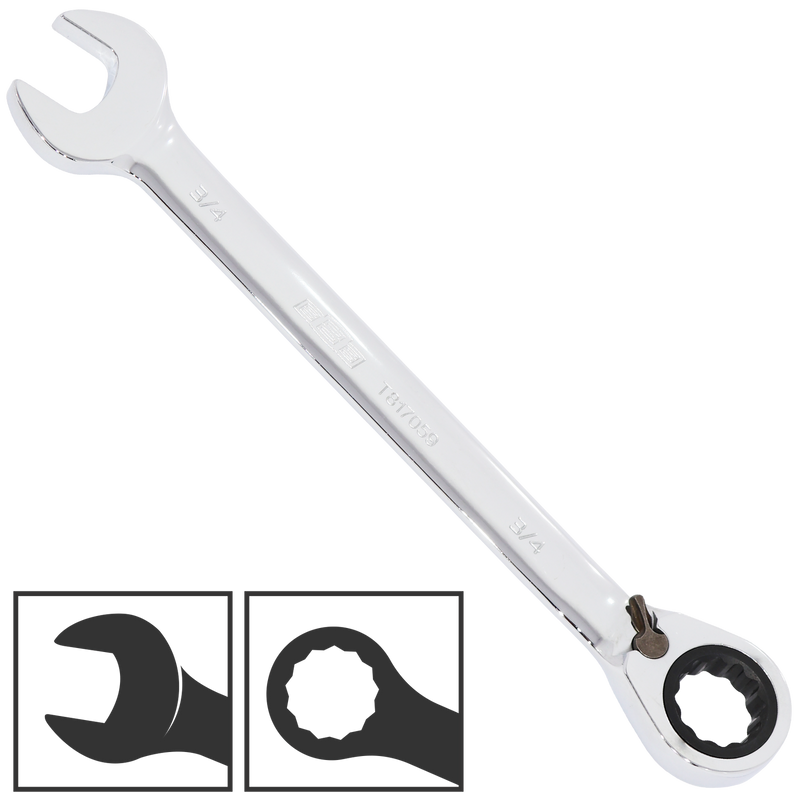SP Tools Gear Drive ROE Spanner - 888 Series - SAE - 15° Offset - Individual
