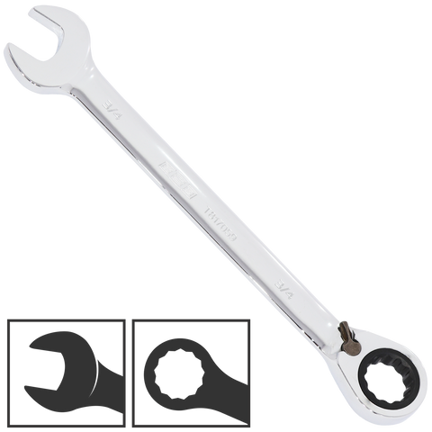 SP Tools Gear Drive ROE Spanner - 888 Series - SAE - 15° Offset - Individual, Size: 3/4"