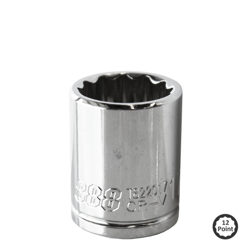 SP Tools 3/8" Drive Socket - 12pt Metric - 888 Series - Individual, Size: 14mm