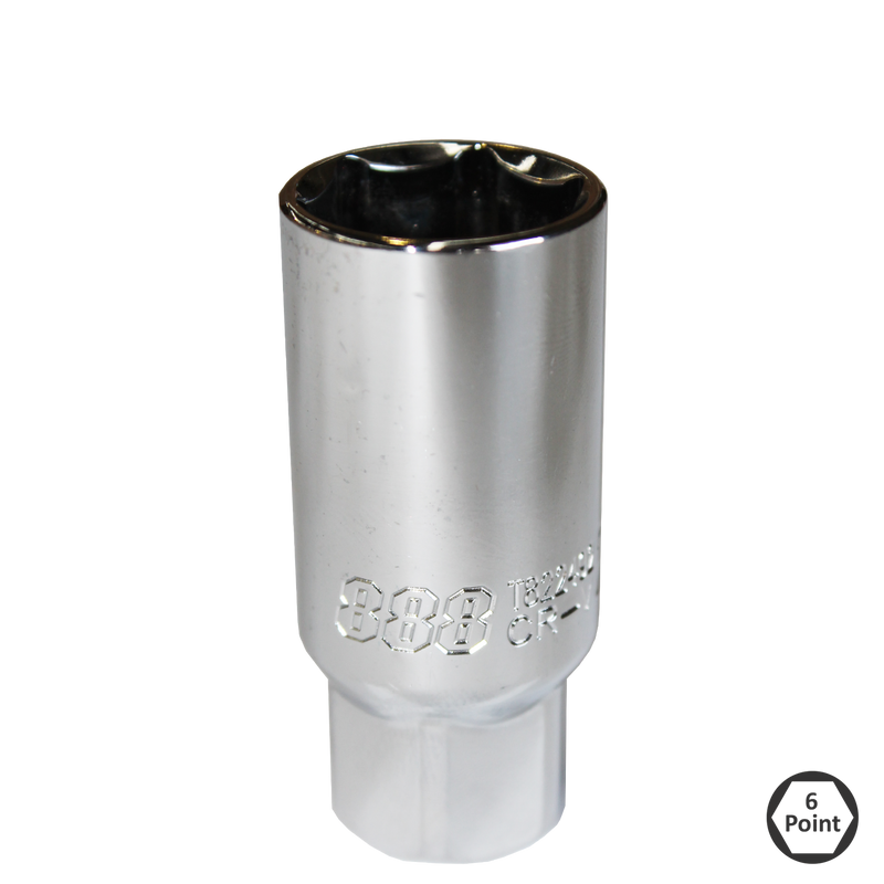 SP Tools 3/8" Drive Spark Plug Socket - 6pt SAE - 888 Series - Individual, Size: 21mm