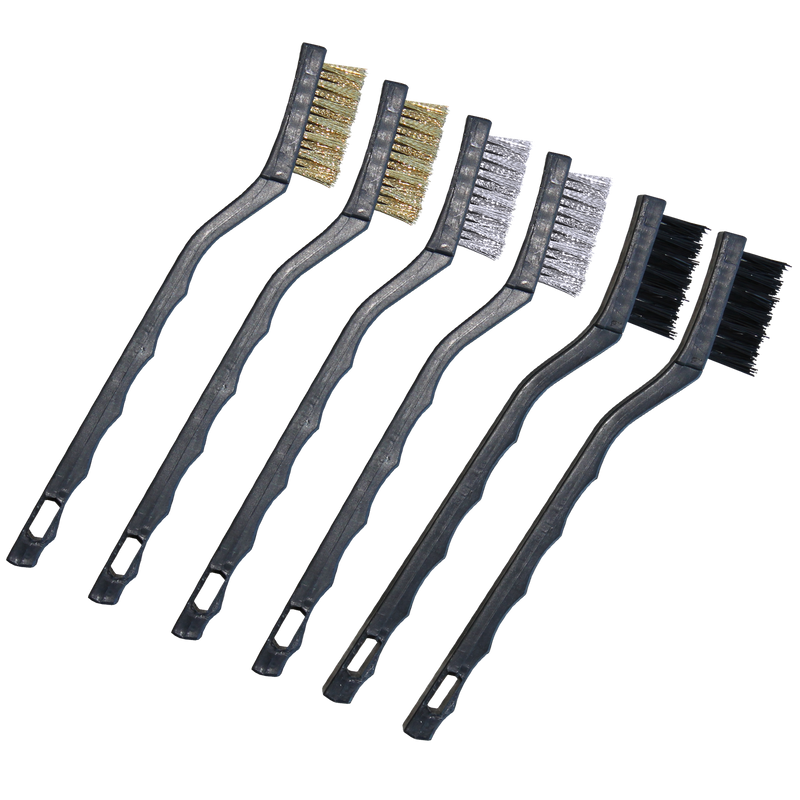 SP Tools Wire Brush Set - Mini - 888 Series - 180mm - 6pc