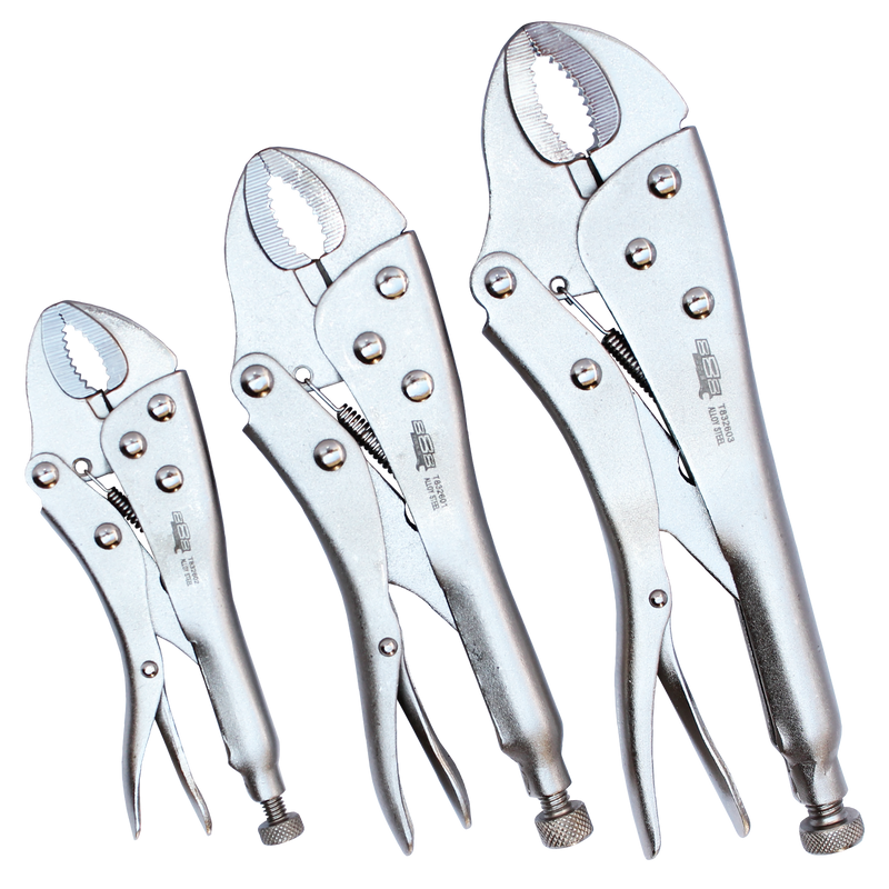 SP Tools Locking Plier Set - Curved Jaw - 888 Series - 3pc