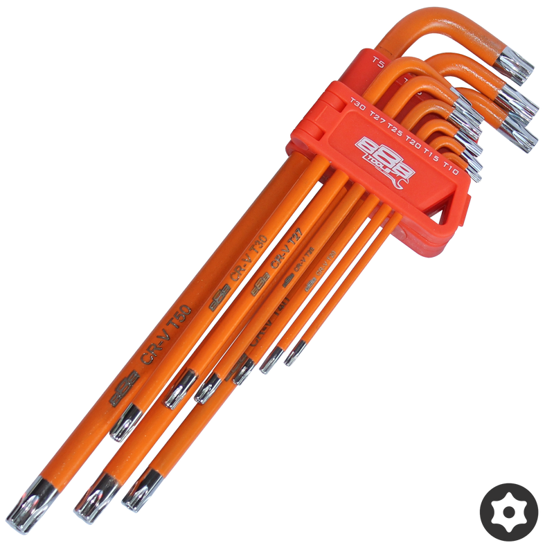 SP Tools T834518 Key Set -Torx Tamper Proof - Colour