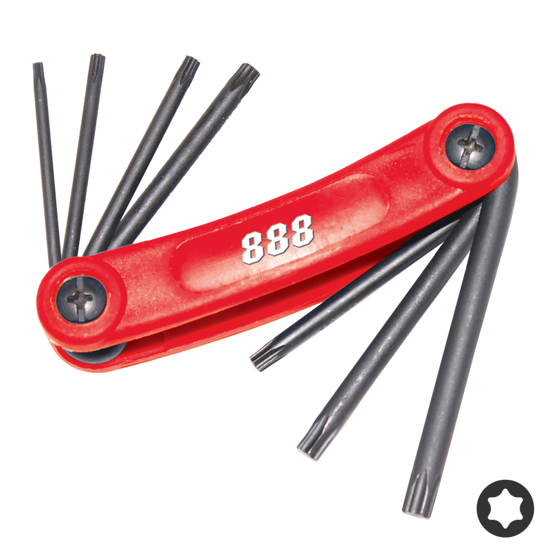SP Tools Magnetic Folding Key Set - 888 Series - Torx- 8pc