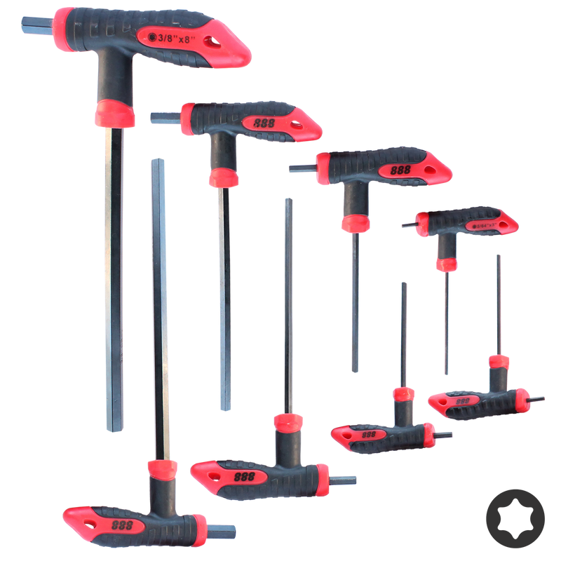 SP Tools T-Handle Key Set - Torx - 888 Series - 8pc