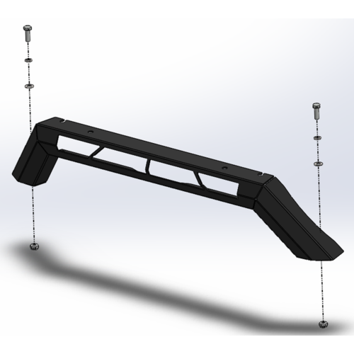 Offroad Animal Stealth Top Hoop suit Type E LED Light Predator Style (Navara NP300 15+) — fits Nissan Navara