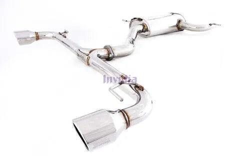 Invidia Q300 Turbo Back Exhaust w/Ti Tips (Golf GTI Mk6 08-13) — fits Volkswagen Golf Gti
