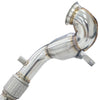 Invidia Q300 Valved Turbo Back Exhaust with Oval Ti Rolled Tips (Golf R 13-17)