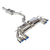 Invidia R400 Valved Turbo Back Exhaust with Oval Ti Tips (Golf R 13-17)