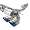 Invidia R400 Valved Turbo Back Exhaust with Oval Ti Tips (Golf R 13-17)