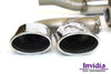 Invidia Q300 Non-Valved Turbo Back Exhaust with Oval SS Rolled Tips (Golf R 13-17)