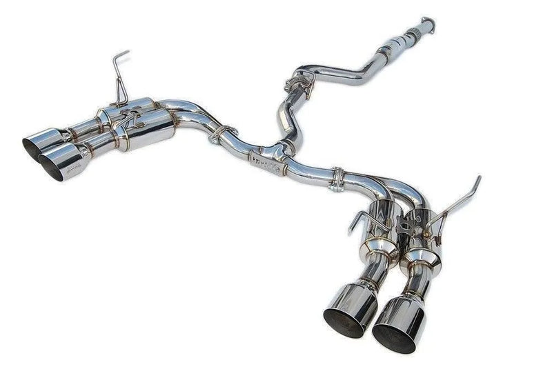 Invidia R400S Turbo Back Exhaust System with SS Tips (WRX 15-20)