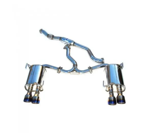 Invidia Q300 Turbo Back Exhaust w/Ti Rolled Tips (WRX VA 15-21) Manual — fits Subaru WRX
