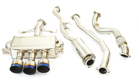 Invidia Q300 Turbo Back Exhaust w/Ti Tips (Civic Type-R FK8 17+) — fits Honda Civic Type