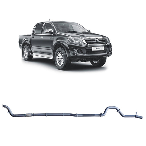 Redback Extreme Duty Exhaust 3in Turbo Back (No Cat & No